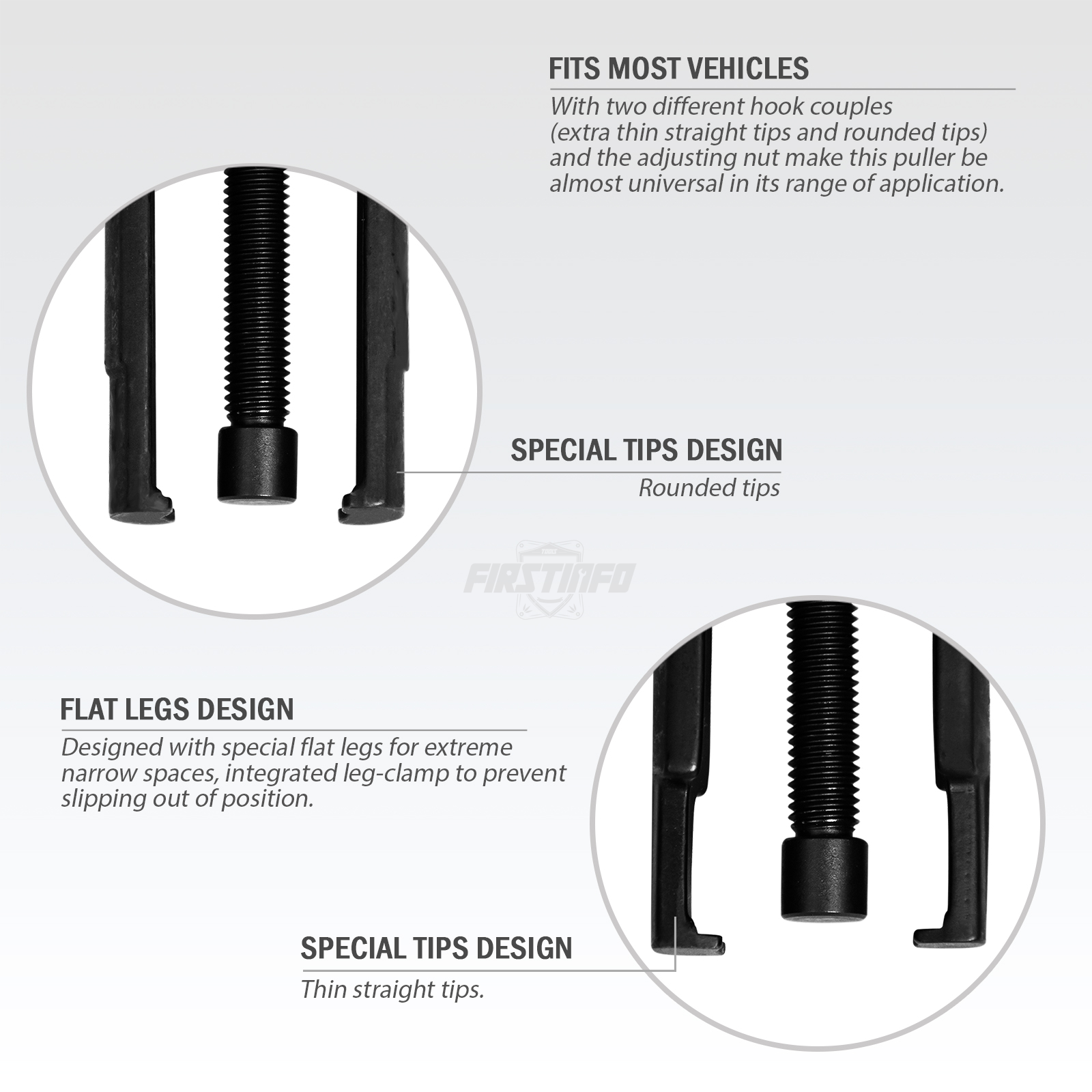 Universal Adjustable Windscreen Wiper Arm Puller F3393