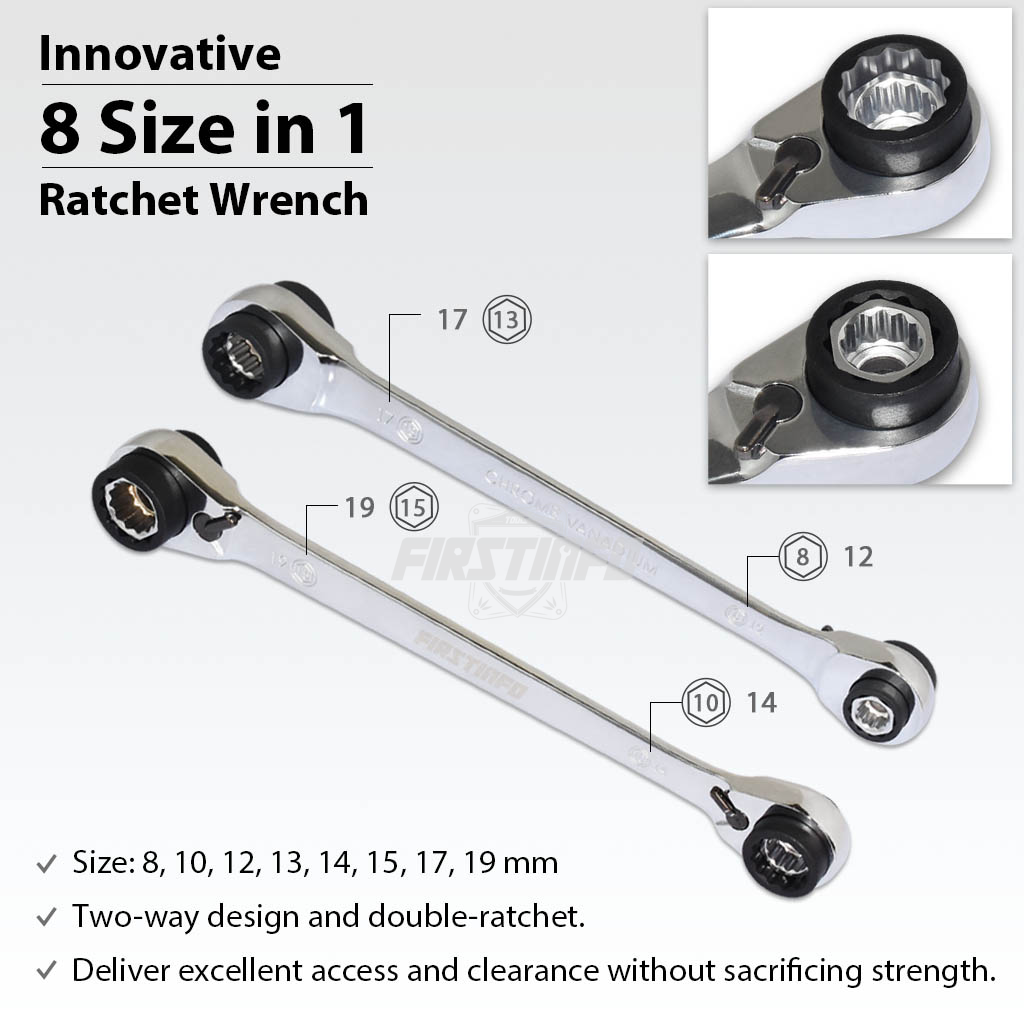 8-19mm Spanner 8-In-1 